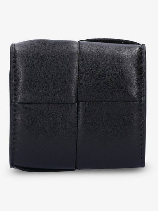 Cassette Folded Coin Purse Black - BOTTEGA VENETA - BALAAN 2