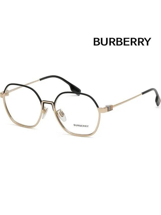 Glasses Frame BE1379D 1109 Metal Asian Fit Square Winston - BURBERRY - BALAAN 1