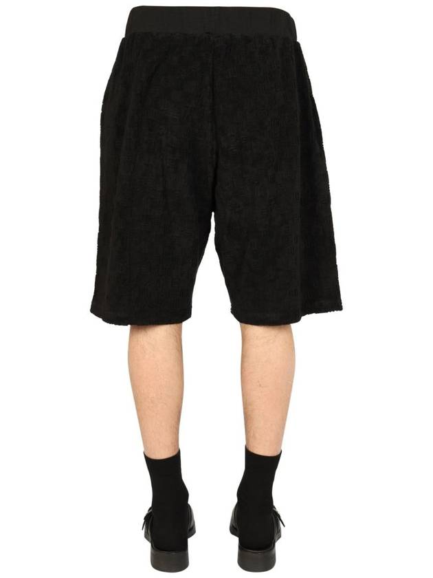 Men's Monogram Cotton Shorts Black - AMBUSH - BALAAN 5