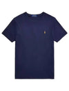 Embroidered Logo Pony Short Sleeve T-Shirt Navy - POLO RALPH LAUREN - BALAAN 2