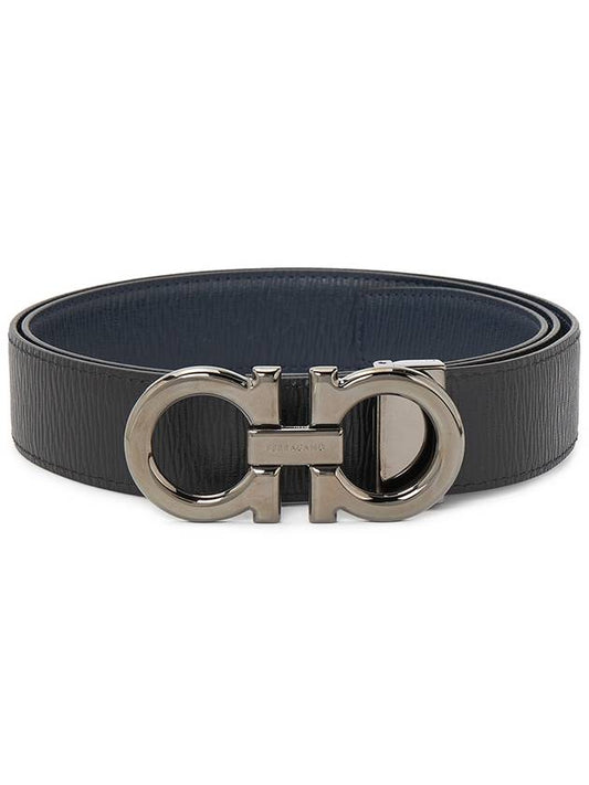 Ferragamo Gancini Men's Double-sided Belt 67 9710 051 0746507 Free Cutting - SALVATORE FERRAGAMO - BALAAN 2