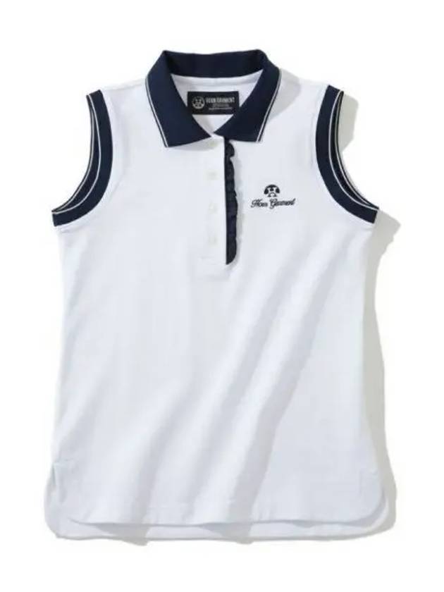 Golf wear women s sleeveless t shirt HHW 2A AP53 white - HORN GARMENT - BALAAN 1