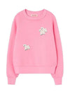 Kids Sheep Shark Sweatshirt Pink F24023 018FY - THE ANIMALS OBSERVATORY - BALAAN 2