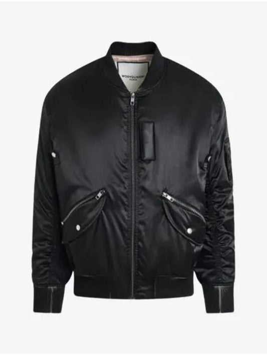 Back Logo MA 1 Jacket Black Men s W241JP07922B - WOOYOUNGMI - BALAAN 2