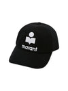 Tyron Embroidered Logo Ball Cap Black - ISABEL MARANT - BALAAN 1