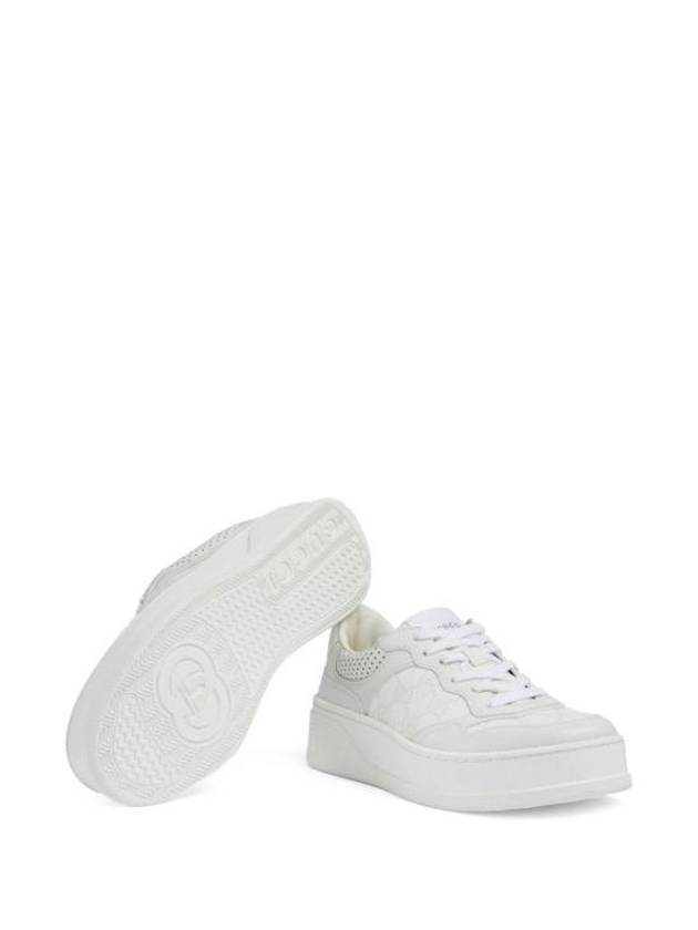 Interlocking G Tag Low Top Sneakers White - GUCCI - BALAAN 5