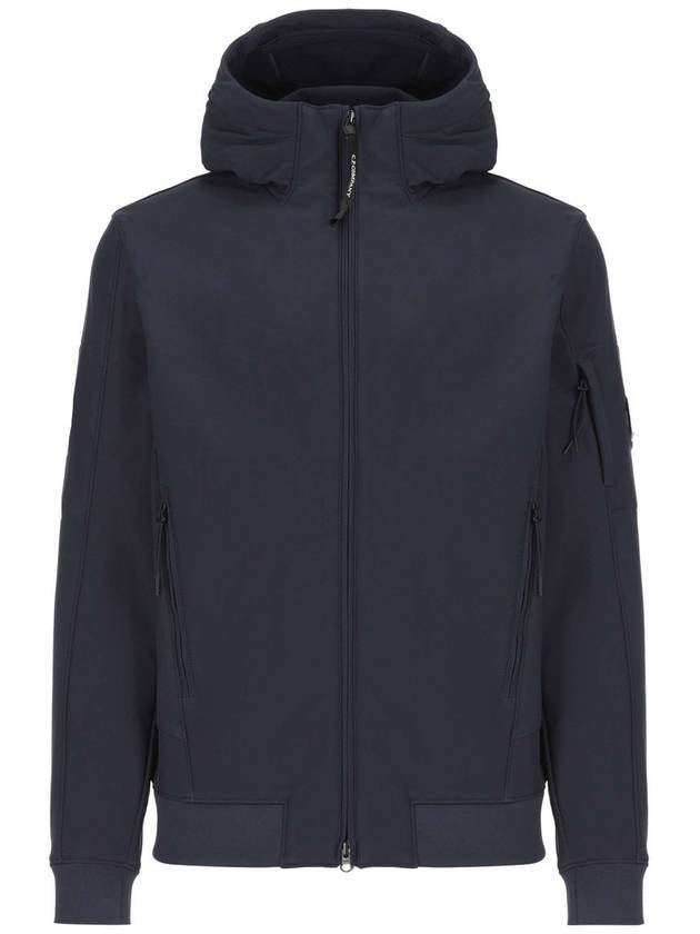 Men's Shell R Lens Wappen Hooded Jacket Navy - CP COMPANY - BALAAN.