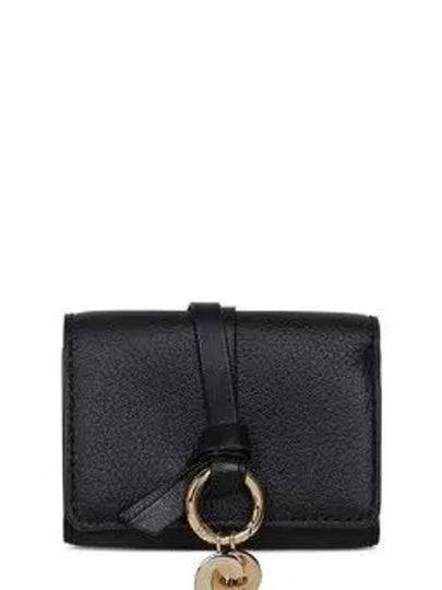 Alphabet Small Half Wallet Black - CHLOE - BALAAN 2