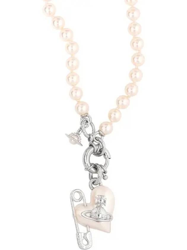 Silver Orietta Pearl Necklace 6301011B 02P103 IM - VIVIENNE WESTWOOD - BALAAN 2