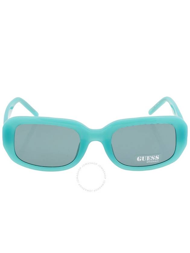 Guess Green Rectangular Ladies Sunglasses GU8250 87N 54 - GUESS - BALAAN 1