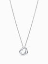 Elsa Peretti Open Heart Pendant Necklace Silver - TIFFANY & CO. - BALAAN 2