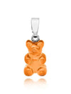 NOSTALGIA BEAR FANTA CLASSIC CONNECTOR SILVER Pendant Women Charm - CRYSTAL HAZE - BALAAN 1