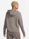 Women's Essential Fleece Hoodie Grey - NIKE - BALAAN 3