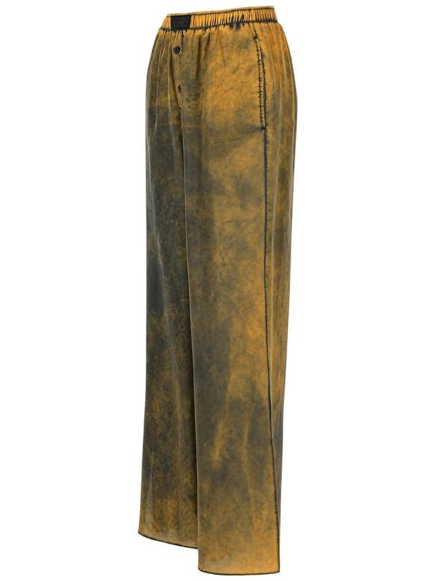 Mm6 Maison Margiela 'Tie Dye' Brown Silk Pants - MAISON MARGIELA - BALAAN 2