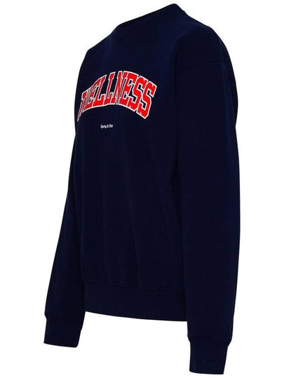 Sporty & Rich Navy Cotton Sweatshirt - SPORTY & RICH - BALAAN 2