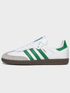 Samba OG Low Top Sneakers White Green - ADIDAS - BALAAN 4