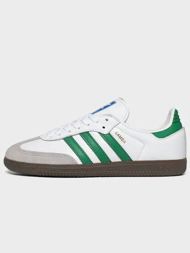 Samba OG Low Top Sneakers White Green - ADIDAS - BALAAN 3