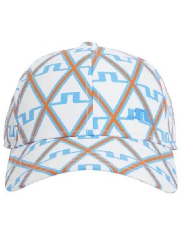 Men's Golf Jim Print Ball Cap White - J.LINDEBERG - BALAAN 2