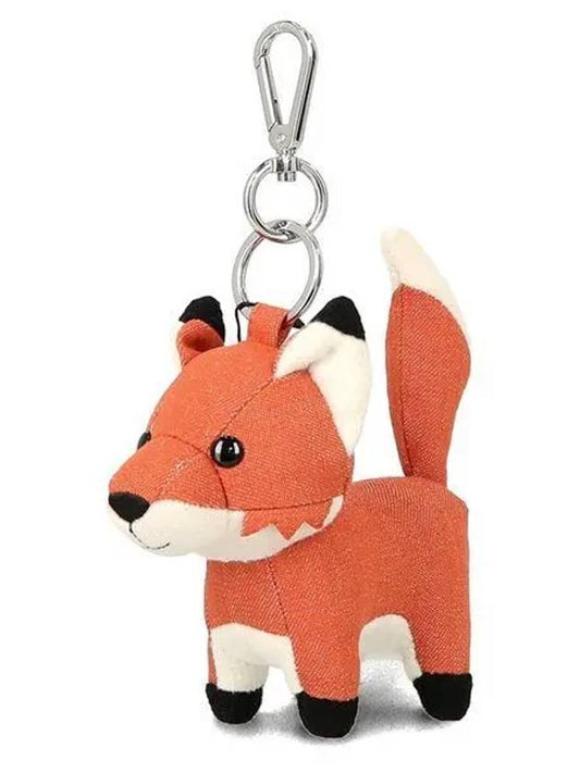 Medium Fox Charm Key Holder Rust - MAISON KITSUNE - BALAAN 2