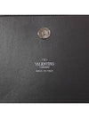 Valentino VY2P0R74 LVN 0NO Garavani VLTN logo clutch - VALENTINO - BALAAN 9