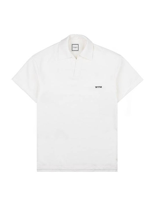 Logo Short Sleeve Polo Shirt White - WOOYOUNGMI - BALAAN 2