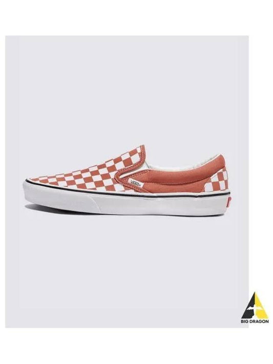 Classic slip on color THEORY Checkerboard Auburn VN000D03C9J1 - VANS - BALAAN 1