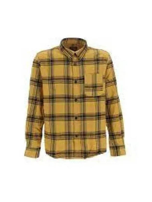 Trek Check Wool Overshirt Yellow - A.P.C. - BALAAN 2
