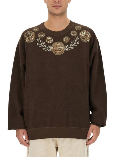 Sweater G9AHSTG7JO6 M1213 BROWN - DOLCE&GABBANA - BALAAN 2