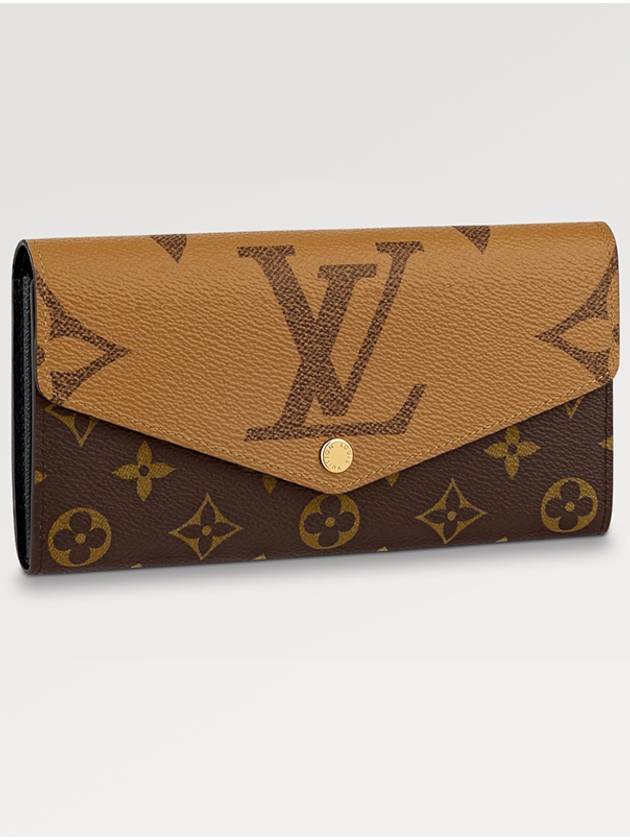 Sarah Monogram Reverse Long Wallet Brown - LOUIS VUITTON - BALAAN 2