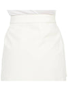 Women's Cotton Long A-Line Skirt White - GUCCI - BALAAN 11