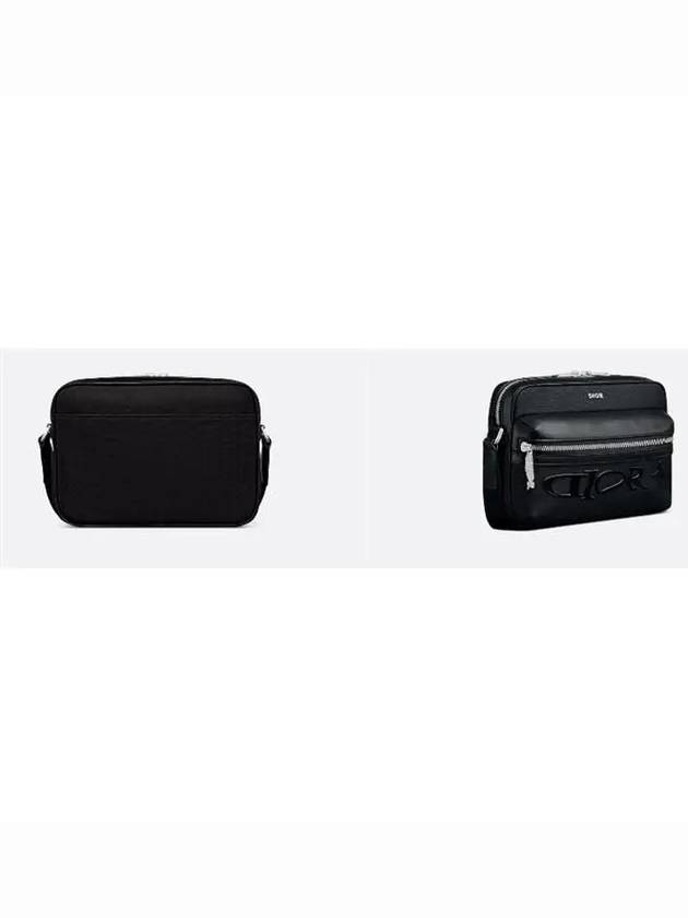 2.0 Zipped Messenger Bag Black - DIOR - BALAAN 3