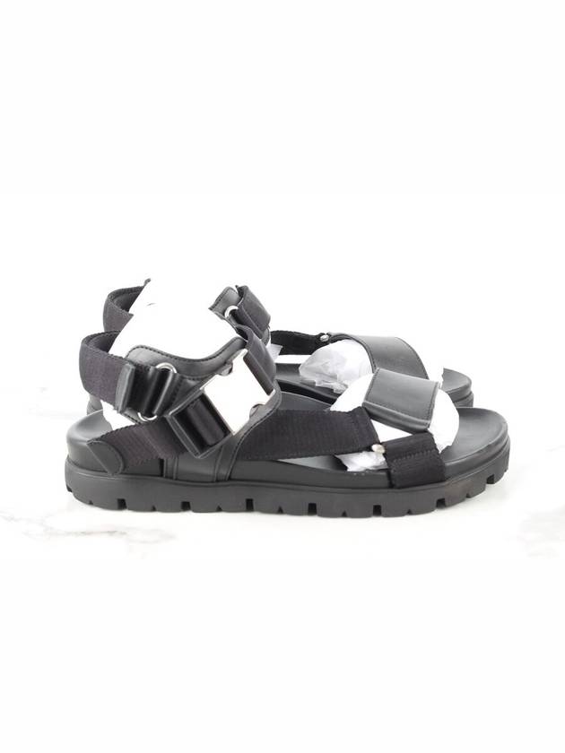 Leather buckle sandal slippers 6 250 - PRADA - BALAAN 5