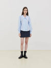 Big Collar Puff Blouse Sky Blue - LESEIZIEME - BALAAN 9