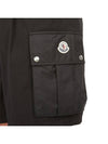 Cargo Shorts Black - MONCLER - BALAAN 10