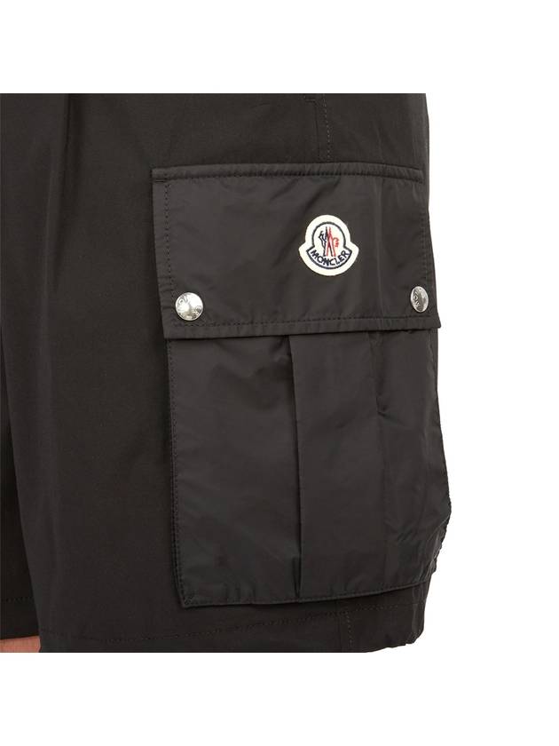 Cargo Shorts Black - MONCLER - BALAAN 10