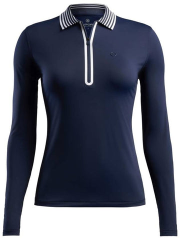 Featherweight Zip Polo Navy - G/FORE - BALAAN 1