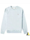 Tricolor Fox Patch Adjusted Sweatshirt Blue - MAISON KITSUNE - BALAAN 2