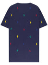 Logo Cotton Short Sleeve T-Shirt Navy - POLO RALPH LAUREN - BALAAN 3