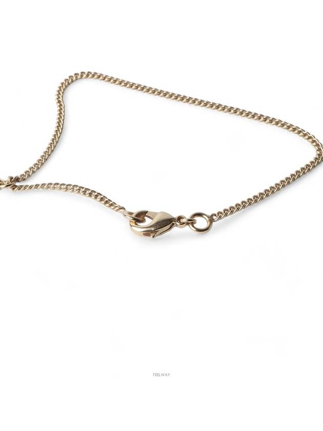 CC logo heart pendant gold bracelet 32053 - CHANEL - BALAAN 5