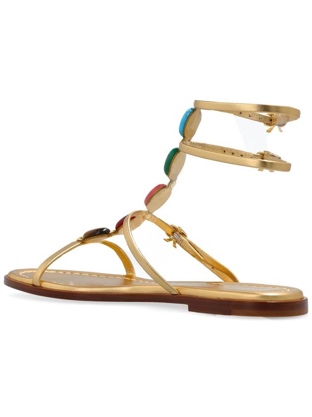 Gianvito Rossi Sandals Shanti, Women's, Gold - GIANVITO ROSSI - BALAAN 5