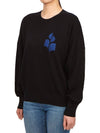 Marisans Crew Neck Wool Knit Top Black - ISABEL MARANT - BALAAN 3