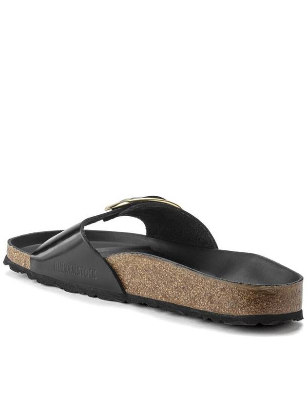 Madrid Big Buckle Slippers Black - BIRKENSTOCK - BALAAN 8