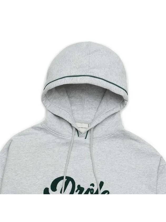 Drold Monsieur Logo Hoodie HO124 CO001 LGR - DROLE DE MONSIEUR - BALAAN 3