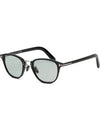 Sunglasses TF1049D 05A gray tint round black horn rim Asian fit - TOM FORD - BALAAN 7