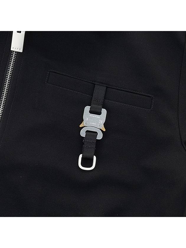 Buckle Detail Zip-Up Long Sleeve Shirt Black - 1017 ALYX 9SM - BALAAN 7