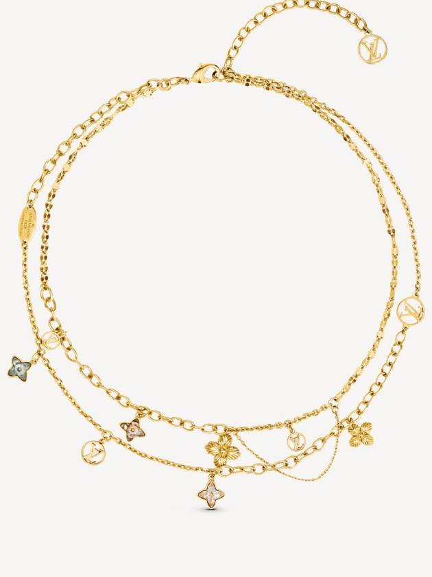 Blooming Strass Necklace Gold - LOUIS VUITTON - BALAAN 2