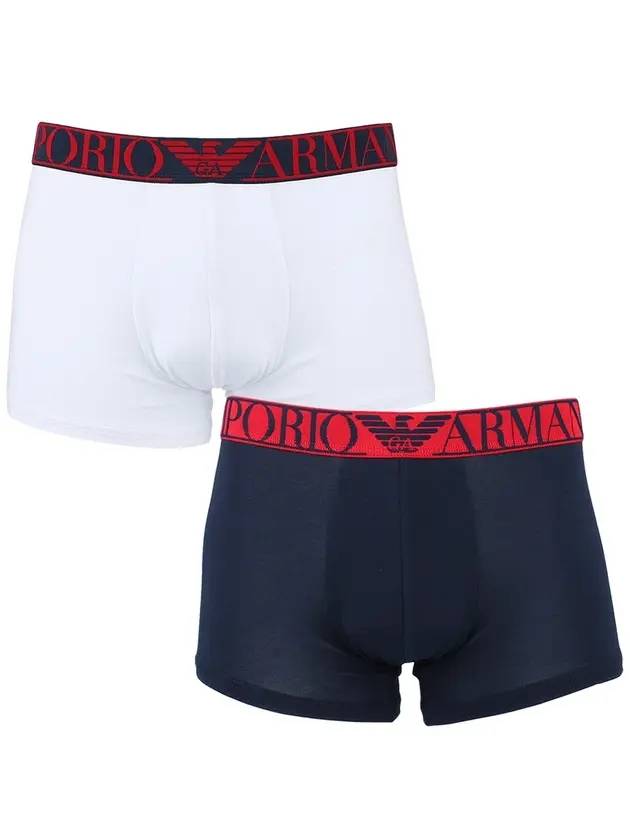 Men's Logo Banding Boxer Briefs 2 Pack - EMPORIO ARMANI - BALAAN 1