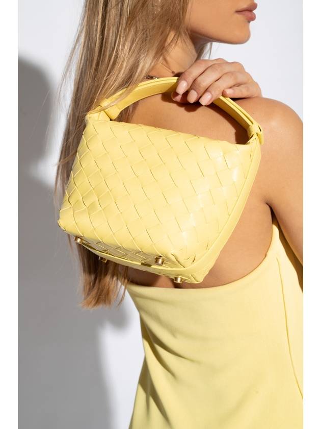 Candy Wallace Intrecciato Tote Bag Yellow - BOTTEGA VENETA - BALAAN 3