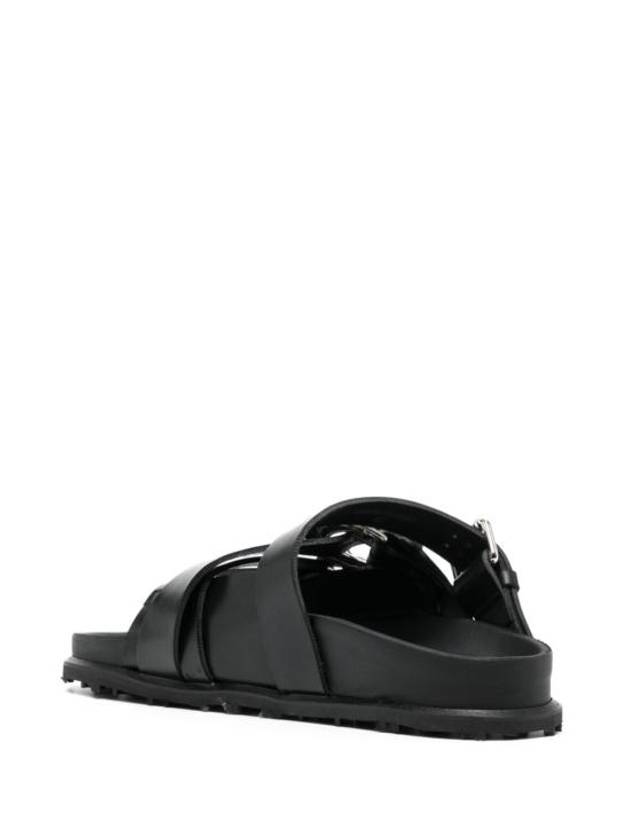 Sandals WFW030CLEA0033BK99 Black - MARINE SERRE - BALAAN 1