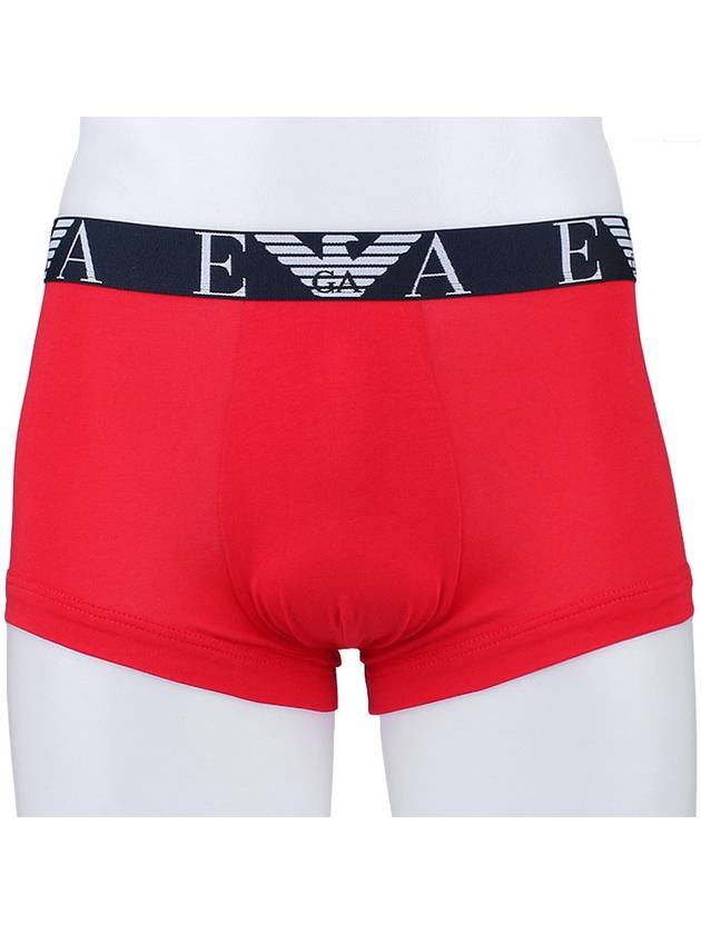 Boxer Logo 3 Type Panties Red White Navy - EMPORIO ARMANI - 6